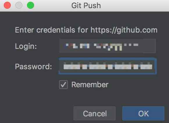 git push 输入github 的用户名和密码 错误 fatal: Authentication failed