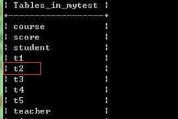 命令行导出数据表时,为什么提示表不存在
