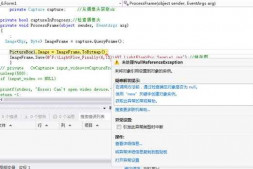 c#未处理nullreferen未将对象引用设置到对象的实例。 PictureBox1.Image = Ima