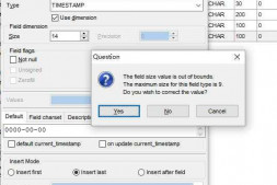 再用SQL MANAGER添加一个字段的时候出错了。求