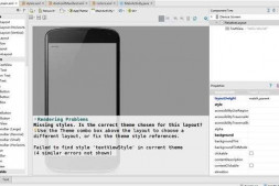 Android Studio 设计界面出错