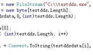 C#二进制操作(根据前辈的建议,上截图 (*^__^*) )