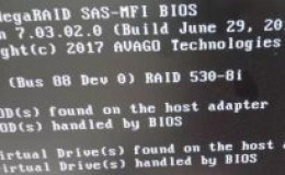 联想服务器ThinkSystem SR550 Raid配置磁盘状态UBad重建