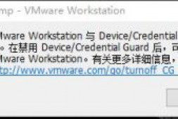 Win10 VMware Workstation 与 Device/Credential Guard 不兼容