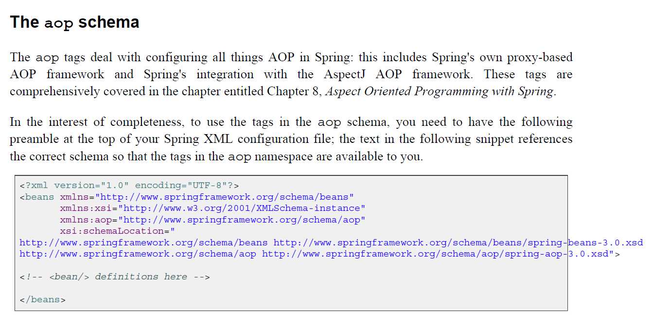 spring整合struts2,hibernate时报无法识别<aop-config>请问是怎么回事