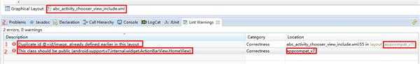 Eclipse 打包Android时appcompat_v7报错 already defined