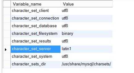 怎么样将character_set_server从Latin变成utf8