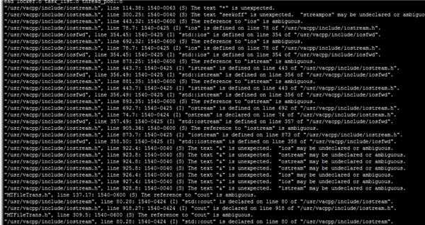 c++编译错误 iostream.h报错