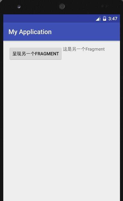 android 1.4 用创建Blank Activity （ use a fragment ）建立两个fra