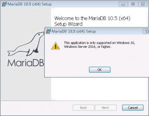 mariadb-10.5.4-winx64.msi Windows 7
